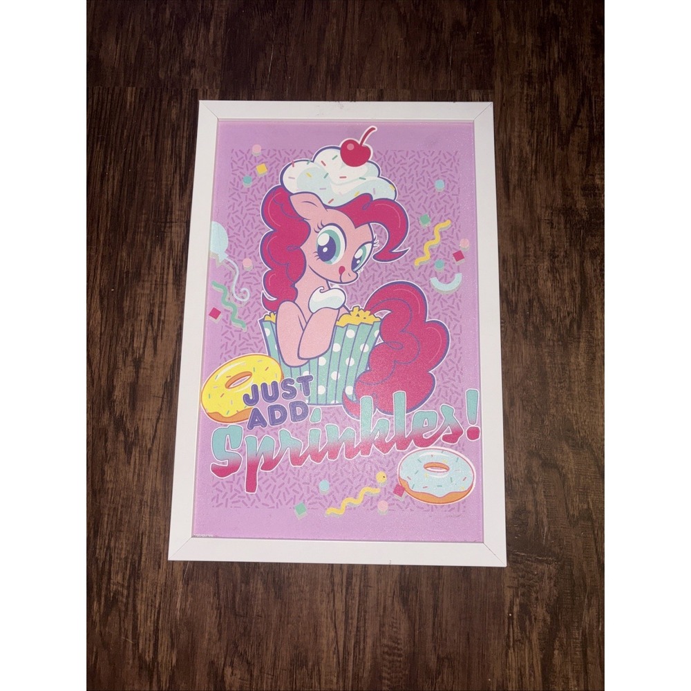 MY LITTLE PONY ADD SPRINKLES 13x19 FRAMED GELCOAT POSTER CARTOON CLASSIc